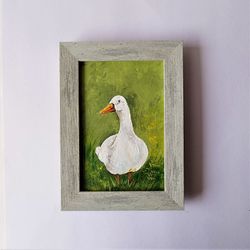 Small wall decor, Bird painting for sale, Mini painting, Beautiful bird painting