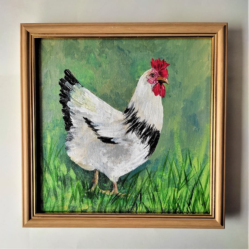 Acrylic-painting-rustic-bird-chicken-impasto-art.jpg