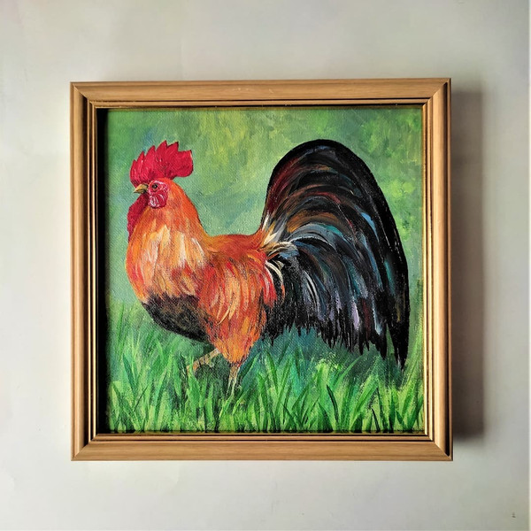 Impasto-painting-farm-bird-rooster-in-the-meadow.jpg