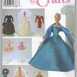 Digital - Vintage Simplicity 8481 Barbie Sewing Pattern - Wardrobe Clothes for Dolls 11-1/2" - Vintage 1980s - PDF