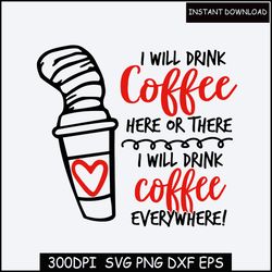 seuss coffee svg, seuss coffee png,dxf, eps,dr. seuss coffee digital design, seuss coffee bundle