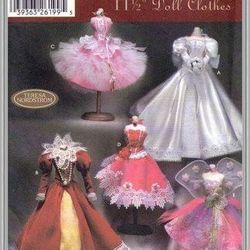Digital - Vintage Simplicity 5800 Barbie Sewing Pattern - Wardrobe Clothes for Dolls 11-1/2" - Vintage 1980s - PDF