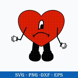 un verano sin ti svg, heart  sin ti svg, bad bunny svg, png dxf eps file