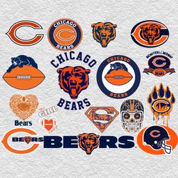 Chicago bears NFL Svg, Chicago bears Bundle Svg, Bundle NFL Svg, National Football League Svg, Sport Svg, NFL Svg