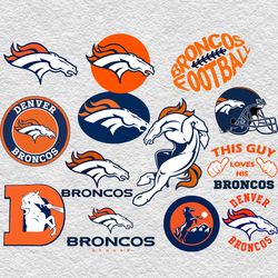 Denver Broncos NFL Svg, Denver Broncos Bundle Svg, Bundle NFL Svg, National Football League Svg, Sport Svg, NFL Svg