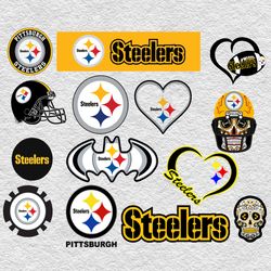 Pittsburgh Steelers NFL Svg, Pittsburgh Steelers Bundle Svg, Bundle NFL Svg, National Football League Svg, Sport Svg