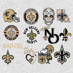 New Orleans Saints NFL Svg, New Orleans Saints Bundle Svg, Bundle NFL Svg, National Football League Svg, Sport Svg