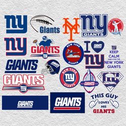 New York Giants NFL Svg, New York Giants Bundle Svg, Bundle NFL Svg, National Football League Svg, Sport Svg, NFL Svg