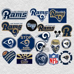 Los Angeles Rams NFL Svg, Los Angeles Rams Bundle Svg, Bundle NFL Svg, National Football League Svg, Sport Svg, NFL Svg