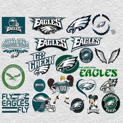 Philadelphia Eagles NFL Svg, Philadelphia Eagles Bundle Svg, Bundle NFL Svg, National Football League Svg, Sport Svg