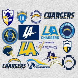 Los Angeles Chargers NFL Svg, Los Angeles Chargers Bundle Svg, Bundle NFL Svg, National Football League Svg, Sport Svg