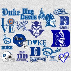 Duke Blue Devils NCAA Svg, Duke Blue Devils Bundle Svg, Bundle NCAA Footbal Svg, NCAA Football  Svg, Sport Svg, NCAA Svg