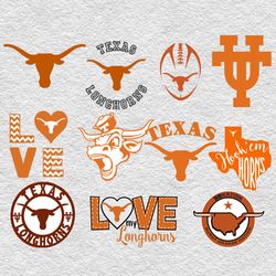 Texas Longhorns NCAA Svg, Texas Longhorns Bundle Svg, Bundle NCAA Footbal Svg, NCAA Football  Svg, Sport Svg, NCAA Svg