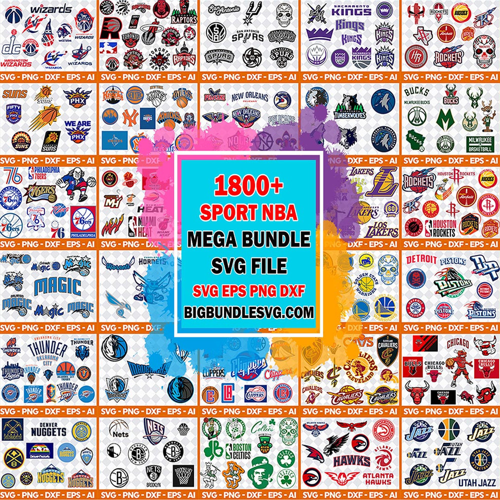 NBA SVG Bundle 1800 file NBA SVG, EPS, PNG, DXF for Cricut, Silhouette.jpg