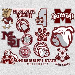 Mississippi State bulldogs NCAA Svg, Mississippi State bulldogs Bundle Svg, Bundle NCAA Footbal Svg, NCAA Football  Svg
