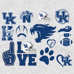 Kentucky Wildcats NCAA Svg, Kentucky Wildcats Bundle Svg, Bundle NCAA Footbal Svg, NCAA Football  Svg, Sport Svg, NCAA