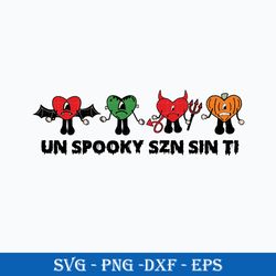 un spooky szn sin ti halloween svg, bunny halloween svg
