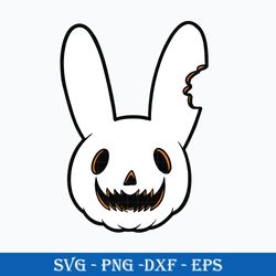 bad bunny ghost halloween svg, png dxf eps digital file