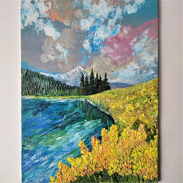 Acrylic-painting-landscape-mountains-and-mountain-lake-on-canvas-board.jpg
