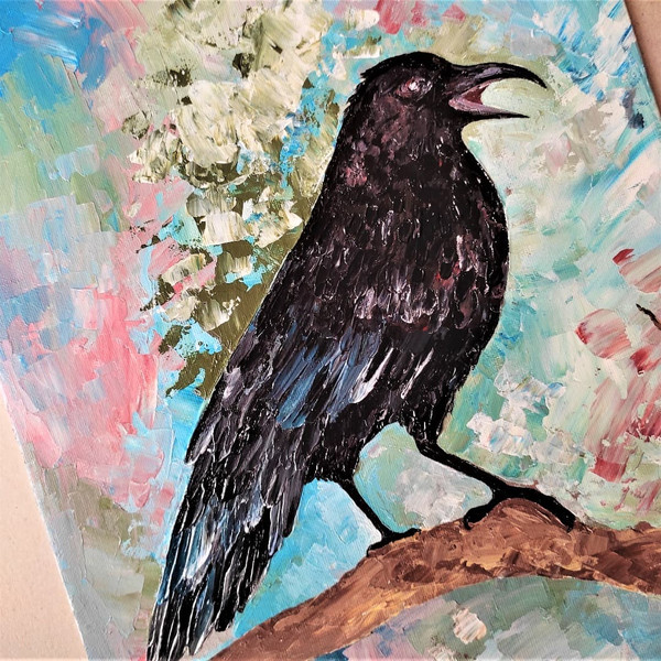 Bird-raven-sits-on-a-branch-painting-in-impasto-style.jpg