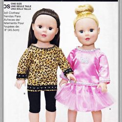 Digital - Vintage Simplicity 1274 Dolls 18" Sewing Pattern - Wardrobe Clothes for Dolls 18" - Vintage 1980s - PDF