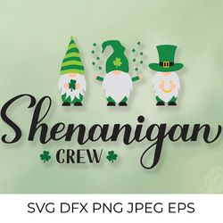 shenanigan crew. funny st. patricks day quote