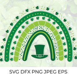st. patricks day rainbow. cute rainbow. svg