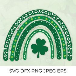 saint patricks day rainbow svg. cute st. patricks day decorations