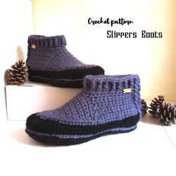 Slippers. Crochet pattern