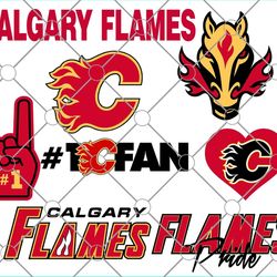 Calgary Flames NHL Svg, Calgary Flames Svg, Bundle NHL Hockey Svg, NHL HOCKEY  Svg, Sport Svg, NHL SVG