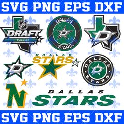 DALLAS STARS NHL Svg, DALLAS STARS Bundle Svg, Bundle NHL Hockey Svg, NHL HOCKEY  Svg, Sport Svg, NHL SVG