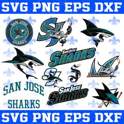 SAN JOSE SHARKS NHL Svg, SAN JOSE SHARKS Bundle Svg, Bundle NHL Hockey Svg, NHL HOCKEY  Svg, Sport Svg, NHL SVG