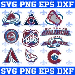 Colorado Avalanche NHL Svg, Colorado Avalanche Bundle Svg, Bundle NHL Hockey Svg, NHL HOCKEY  Svg, Sport Svg, NHL SVG