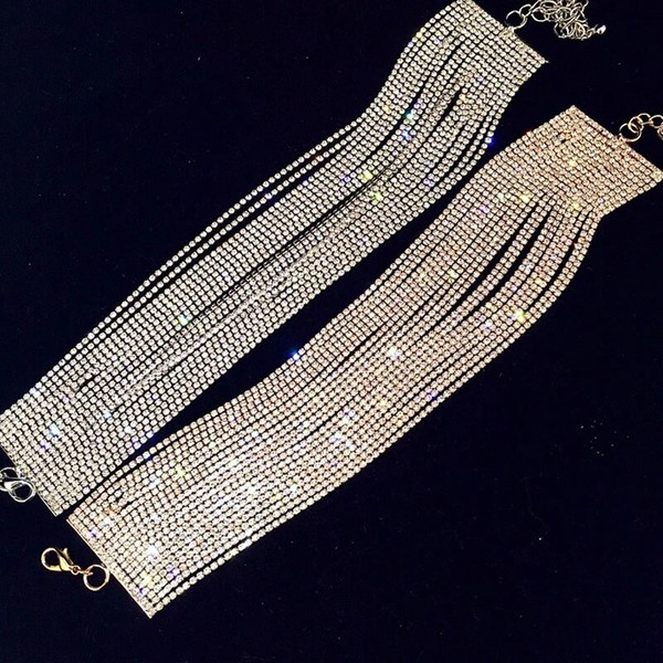Full-Rhinestone Choker-Collar-Jewelry-Crystal-Necklace-Choker-wide-gold-silver.jfif