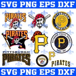 Pittsburgh Pirates MLB Svg, Pittsburgh Pirates Bundle Svg, Bundle MLB Sport Svg, MLB Basketball Svg, Sport Svg, MLB SVG