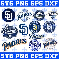San Diego Padres MLB Svg, San Diego Padres Bundle Svg, Bundle MLB Sport Svg, MLB Basketball Svg, Sport Svg, MLB SVG