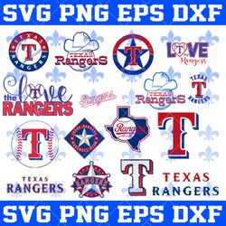 Texas Rangers MLB Svg, Texas Rangers Bundle Svg, Bundle MLB Sport Svg, MLB Basketball Svg, Sport Svg, MLB SVG