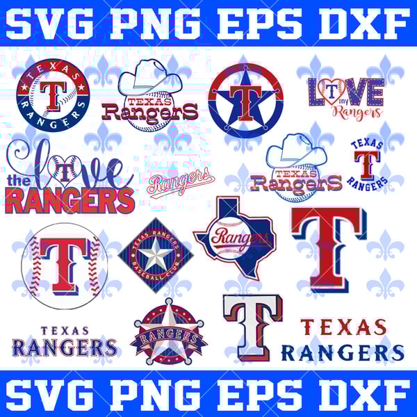 Texas Rangers MLB Svg, Texas Rangers Bundle Svg, Bundle MLB | Inspire ...