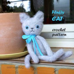 Amigurumi Cat Pattern Cat Crochet Pattern Kitten Crochet Pattern
