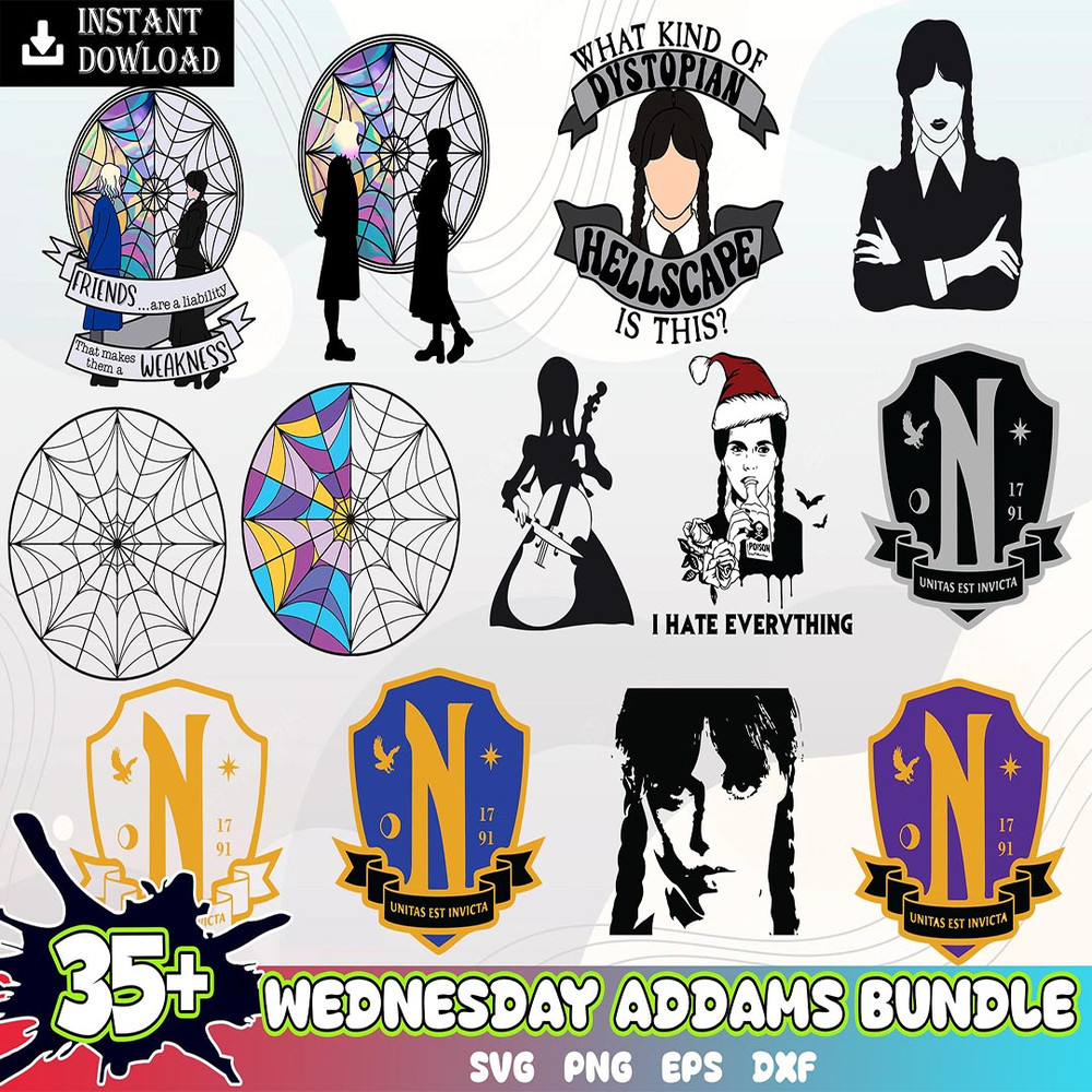 Wednesday Addams Svg, Jenna Ortega, Addams Family svg ,png, dxf,png digital download Cricut cut.jpg