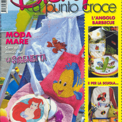 italian cross stitch pattern cartoon characters  / pdf vintage cross stitch pattern / digital instant download