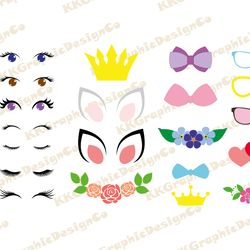 unicorn bundle svg unicorn clipart unicorn svg unicorn head svg unicorn birthday svg unicorn png unicorn cut file