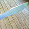 Handmade Carbon Steel Drop Point Knife High Polish Wood Handle  Leather Sheath2.jpg