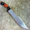 Handmade Carbon Steel Drop Point Knife High Polish Wood Handle for salejpg