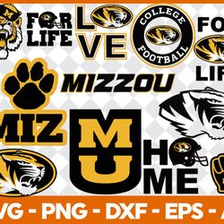 Missouri Tigers Svg, Sport Svg, Sport Lovers Svg, Football Team Svg,