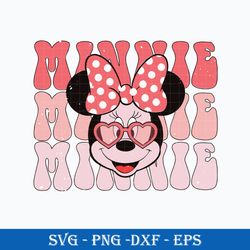 minnie mouse love svg, minnie valentine svg,  disney valentine day svg