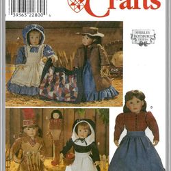 Digital - Vintage Simplicity 8654 Dolls 18" Sewing Pattern - Wardrobe Clothes for Dolls 18" - Vintage 1980s - PDF