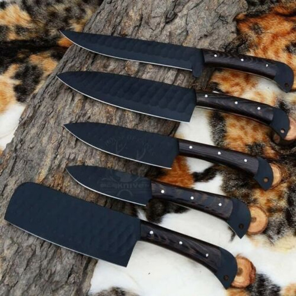 Premium Chef Knives Set Stainless Steel Kitchen Knives Set with leather Case 1.jpg