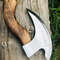 Hand Forged Original Viking Style Pizza Cutter Axe, Pizza Axe best gift for him 4.jpg