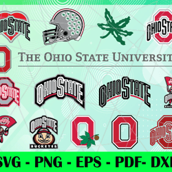 Ohiostatebuckeyes Logo Svg, Eps, Png Instant, Digital Print, Print,